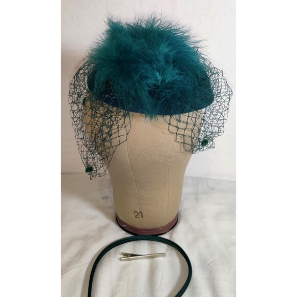 Fascinators Hat Kentucky Derby Tea Party Headwear for Women one size Green NEW - Picture 6 of 11